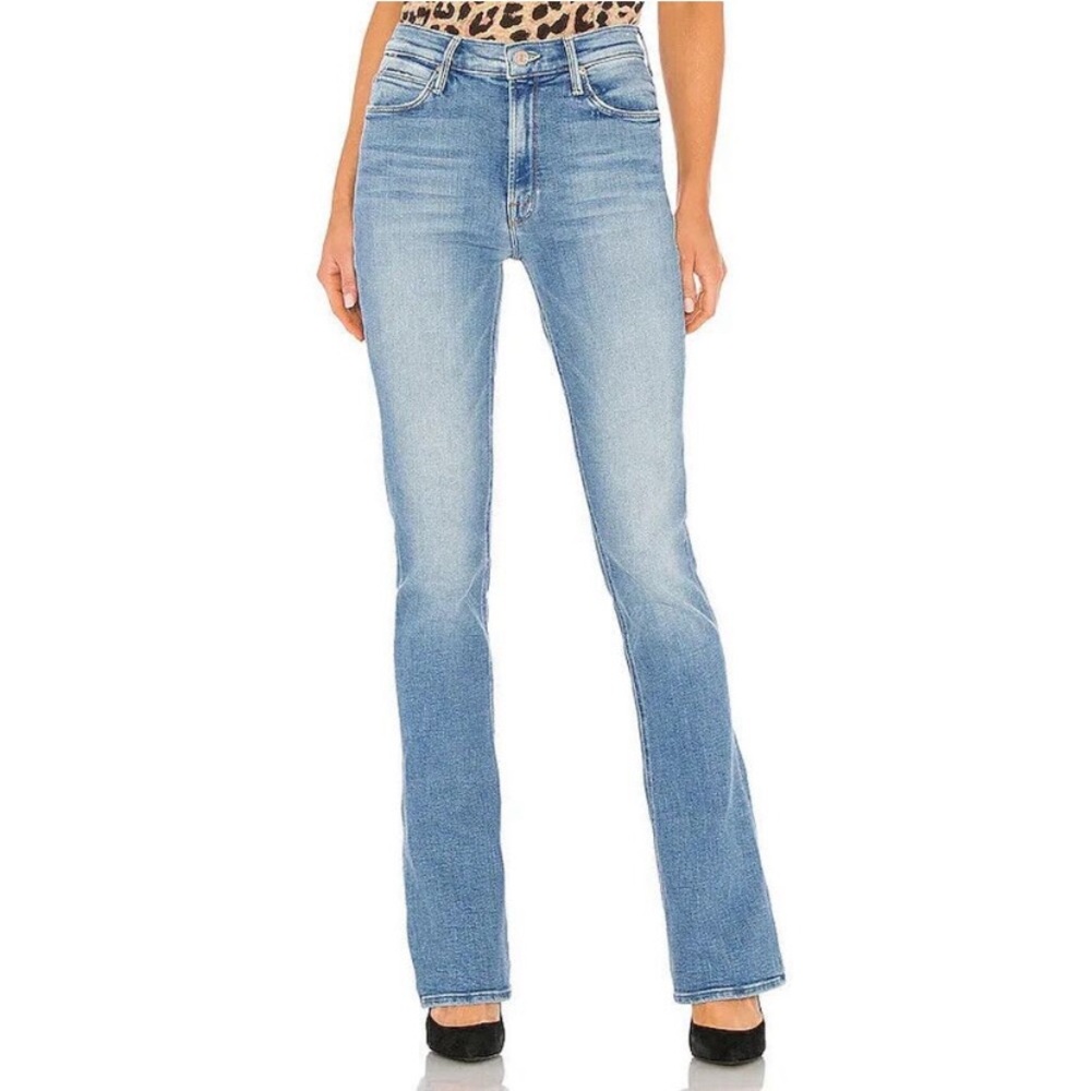 Mother High Waisted Runaway Jeans in Dropping In, Size 26